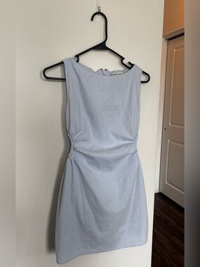 Abercrombie & Fitch Light Blue Side Cutout Dress